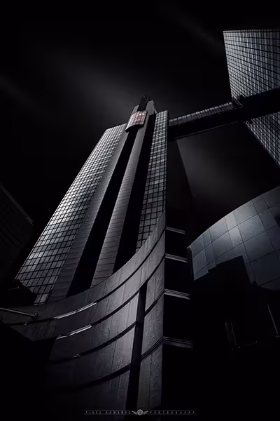 Photographie fine art d'architecture avec perspective graphique
