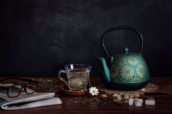 Nature morte artistique en lumière de studio