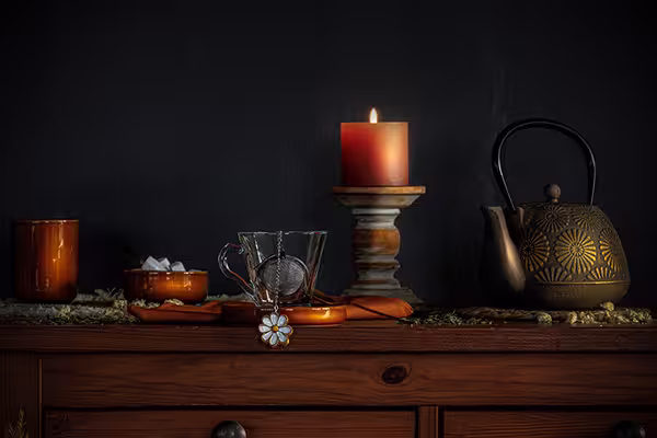 Nature morte fine art, textures et matières mises en valeur